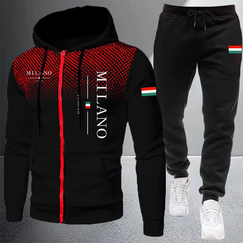 Winter Clothing Pk - 2026 High-end Erkek Giysileri Fermuarlı Kapşonlu