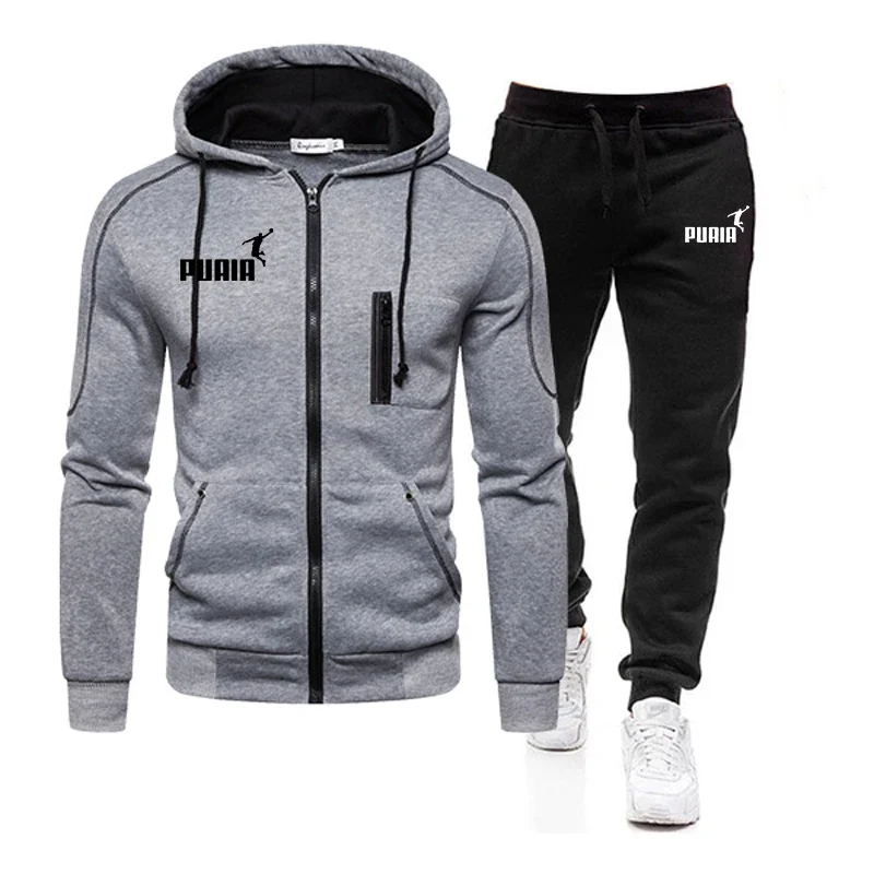 Winter Clothing Pk - 2026 Erkek Fermuarlı Rahat Ceket Takımı,