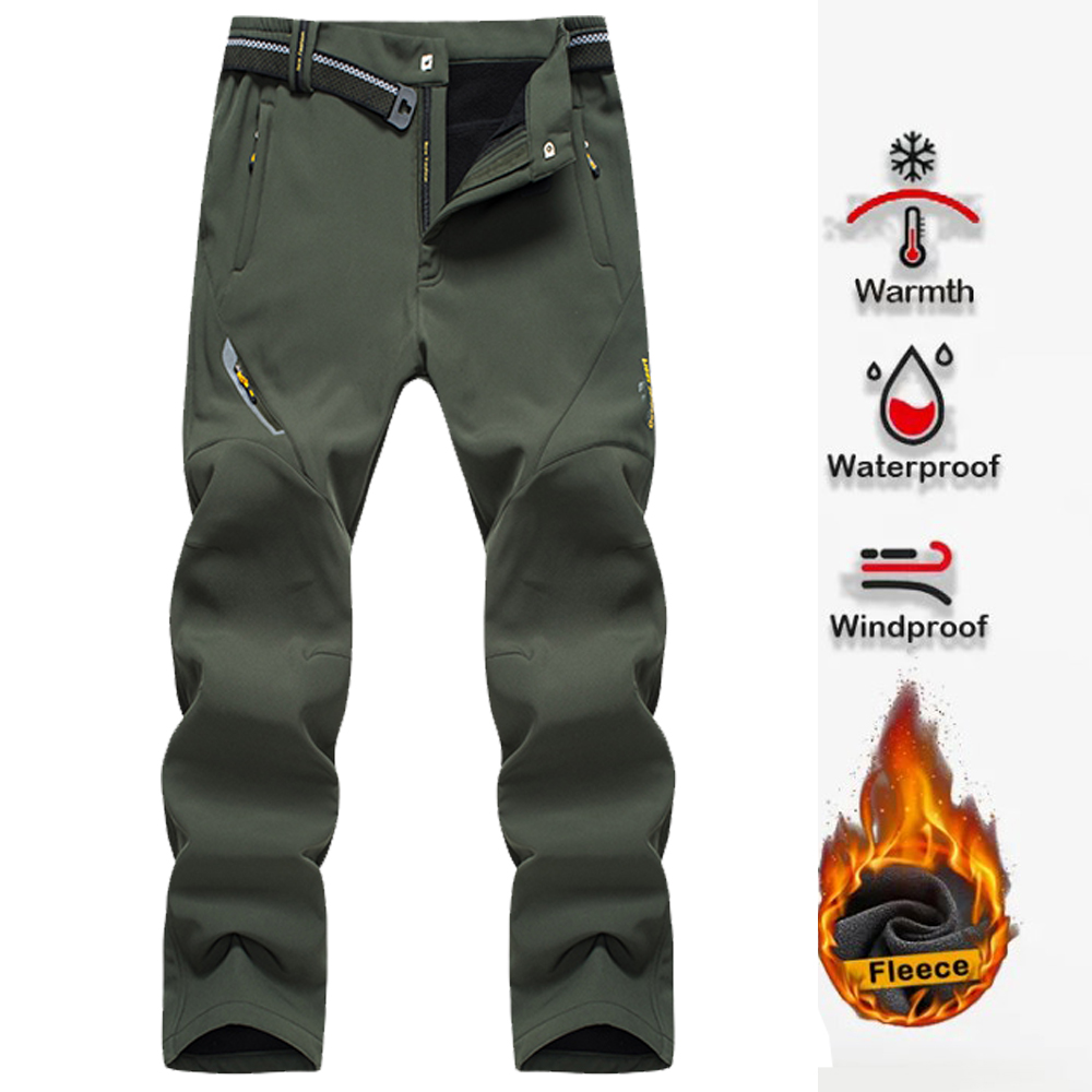 Winter Clothing Hiking - Erkek yürüyüş pantolonu Softshell açık pantolon