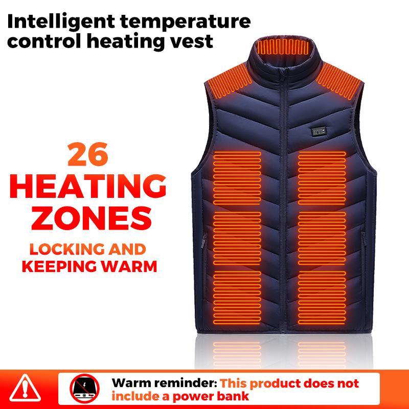 Akıllı Isıtmalı Yelek, 26 Bölg - Winter Clothing Hiking incelemesi ve fiyatı